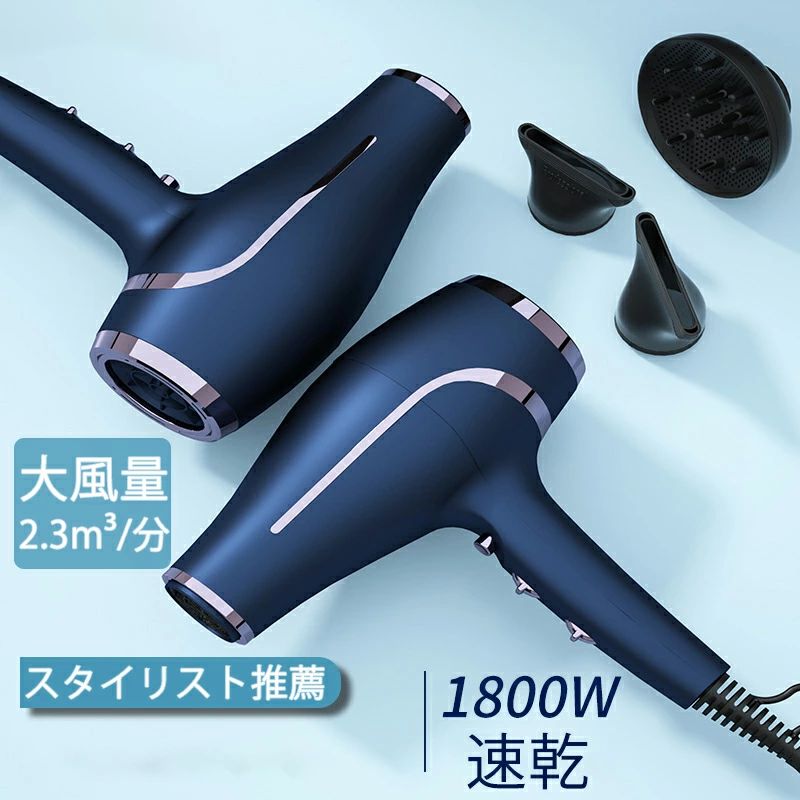 軽さ 静音 いけ図図しい量 高役立つこと 速乾 冷熱風 さっ引くイオン 1800W 御前上等 2座標軸風速