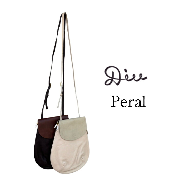 【Diu】オイルレザーレザーポシェット ショルダーバッグ Peral|Select Shop Lilou