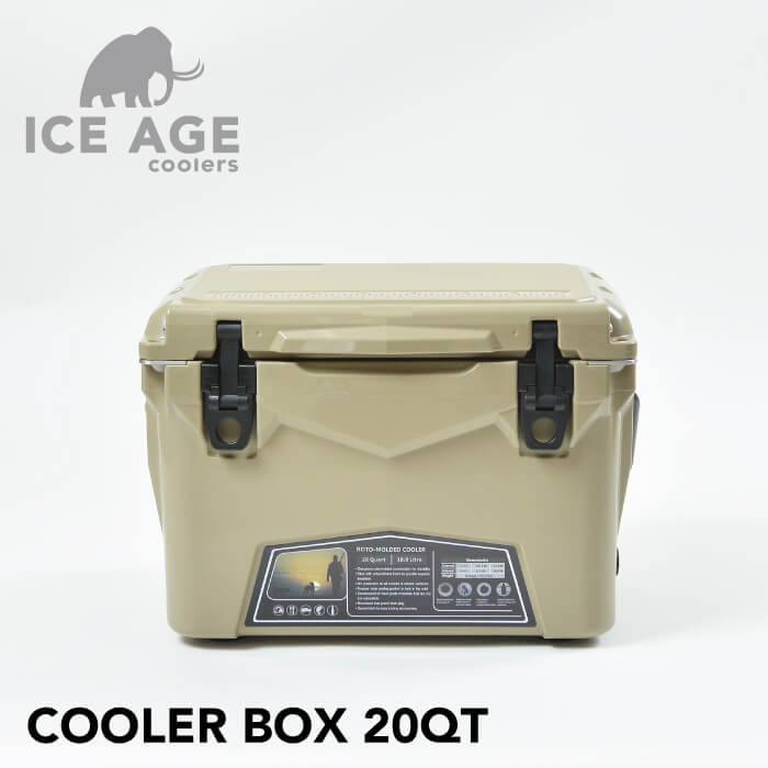 【楽天市場】【送料無料】ICE AGE coolers アイスエイジ クーラーボックス 20QT 18.9L ハイエンドクーラーボックス