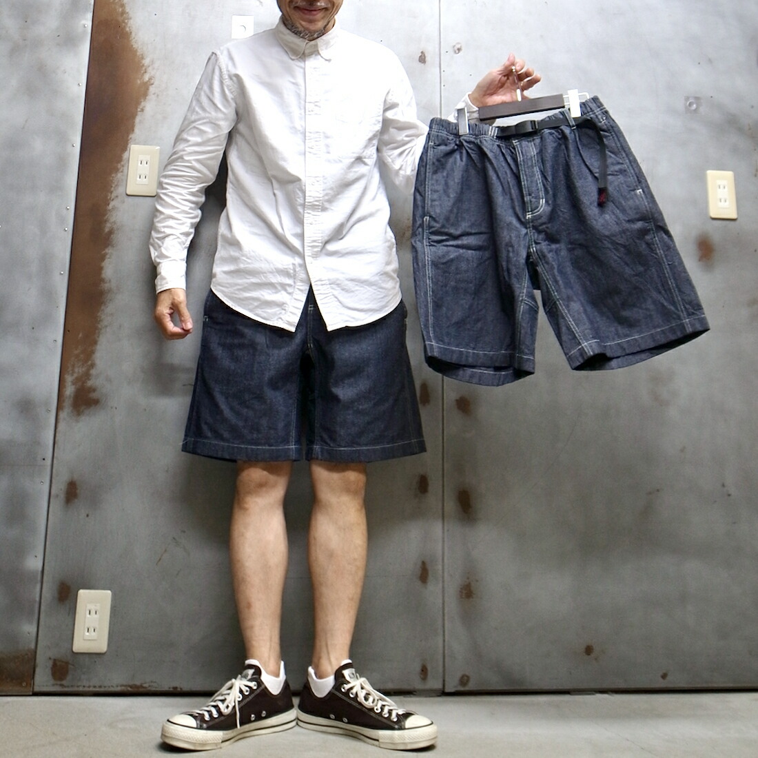 ［2026夏の新作］【 Gramicci / グラミチ 】 G6SM-P013 JAPANESE CHAMBRAY SHORT / ジャパニーズ シャンブレー ショーツ グラミチショーツ ◆日本正規代理店商品｜ALL DAY DAY LIGHT