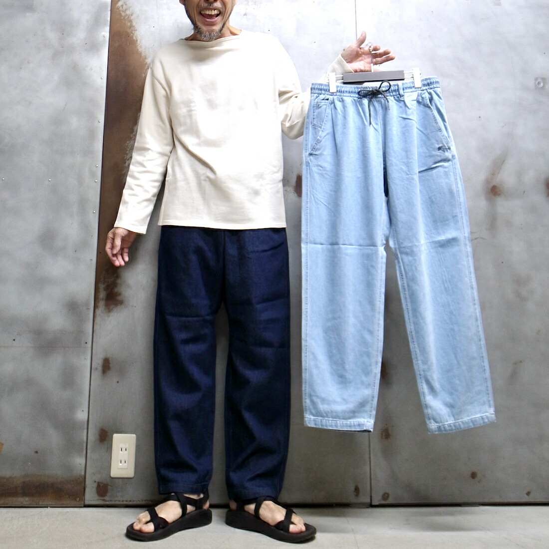 【 ROKX / ロックス 】 RXCS251223 DENIM STRINGS / デニム イージーパンツ