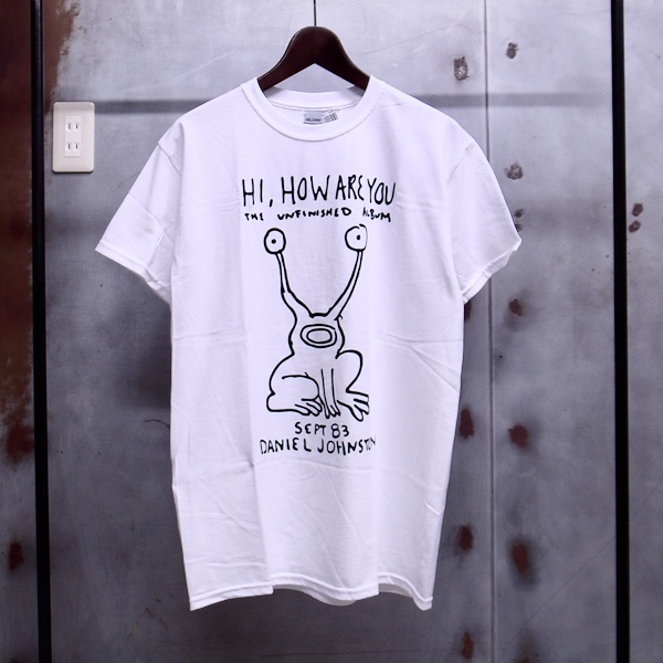 楽天市場 Daniel Johnston ダニエルジョンストン Hi How Are You S S Print Tee ロックtシャツ プリントtシャツ オフィシャルt Nirvana ニルバーナ カートコバーン All Day Day Light