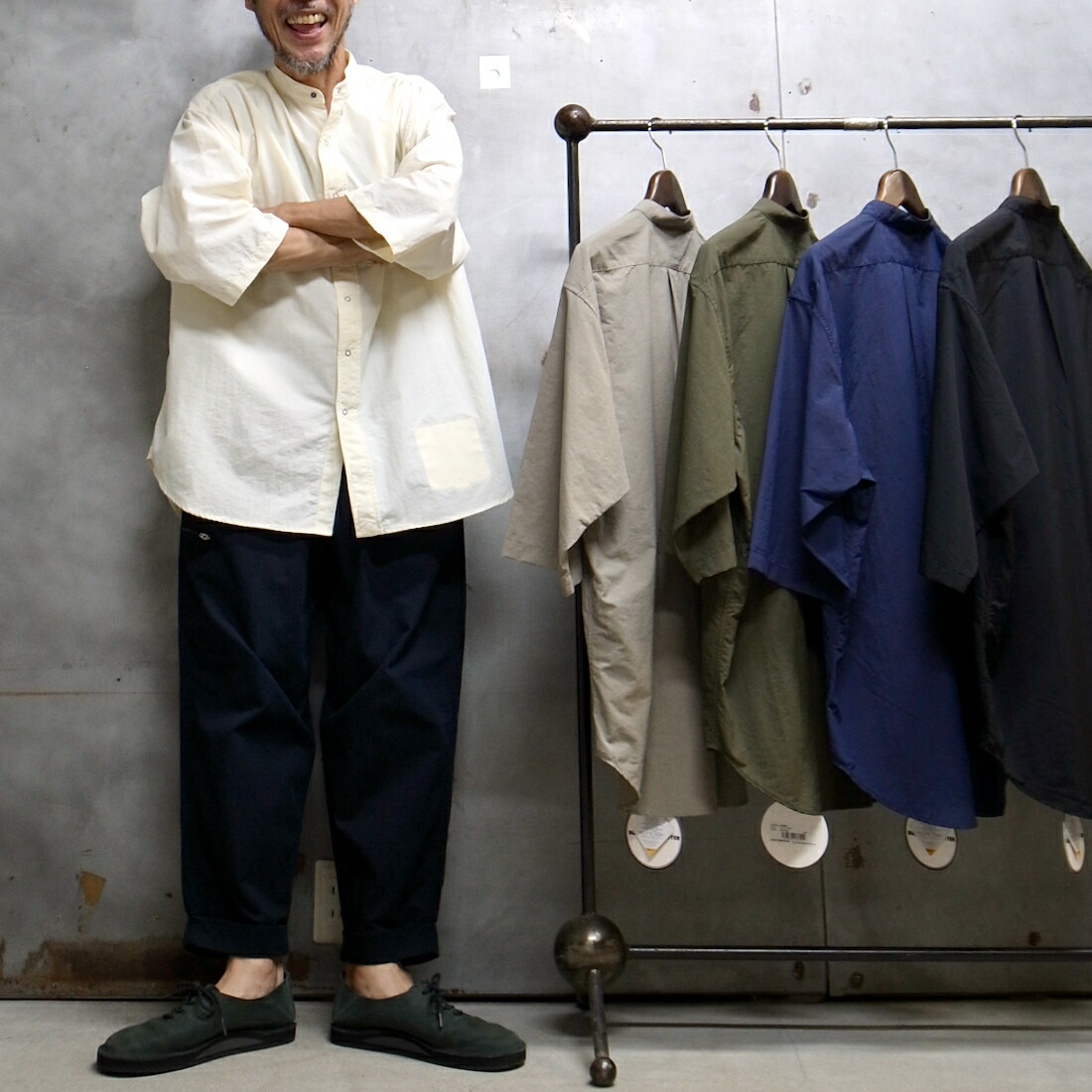 希少カラー✨BURLAP OUTFITTER ペン ジャケット ライトウェイト BURLAP OUTFITTER ジャケット ノーカラージャケット PEN JACKET