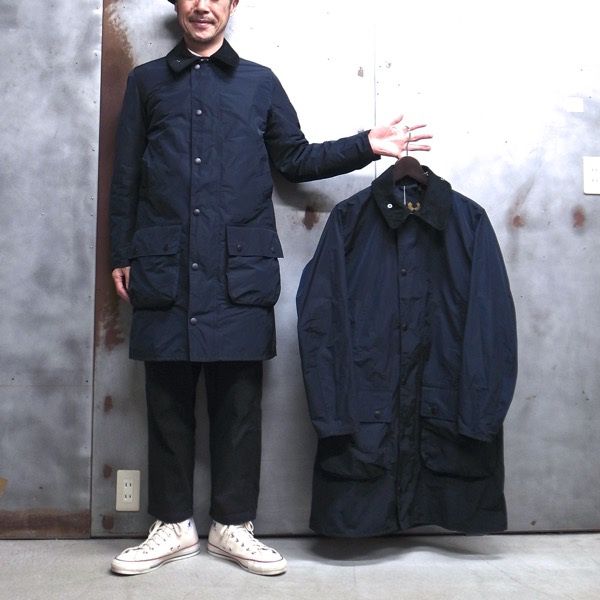 楽天市場 Barbour バブアー Mca0492 Border Sl Shape Memory ボーダー Sl シェイプ メモリー ロング丈フィールドジャケット スリムフィット ナイロンコート レインコート 英国王室御用達ブランド 日本正規代理店商品 All Day Day Light