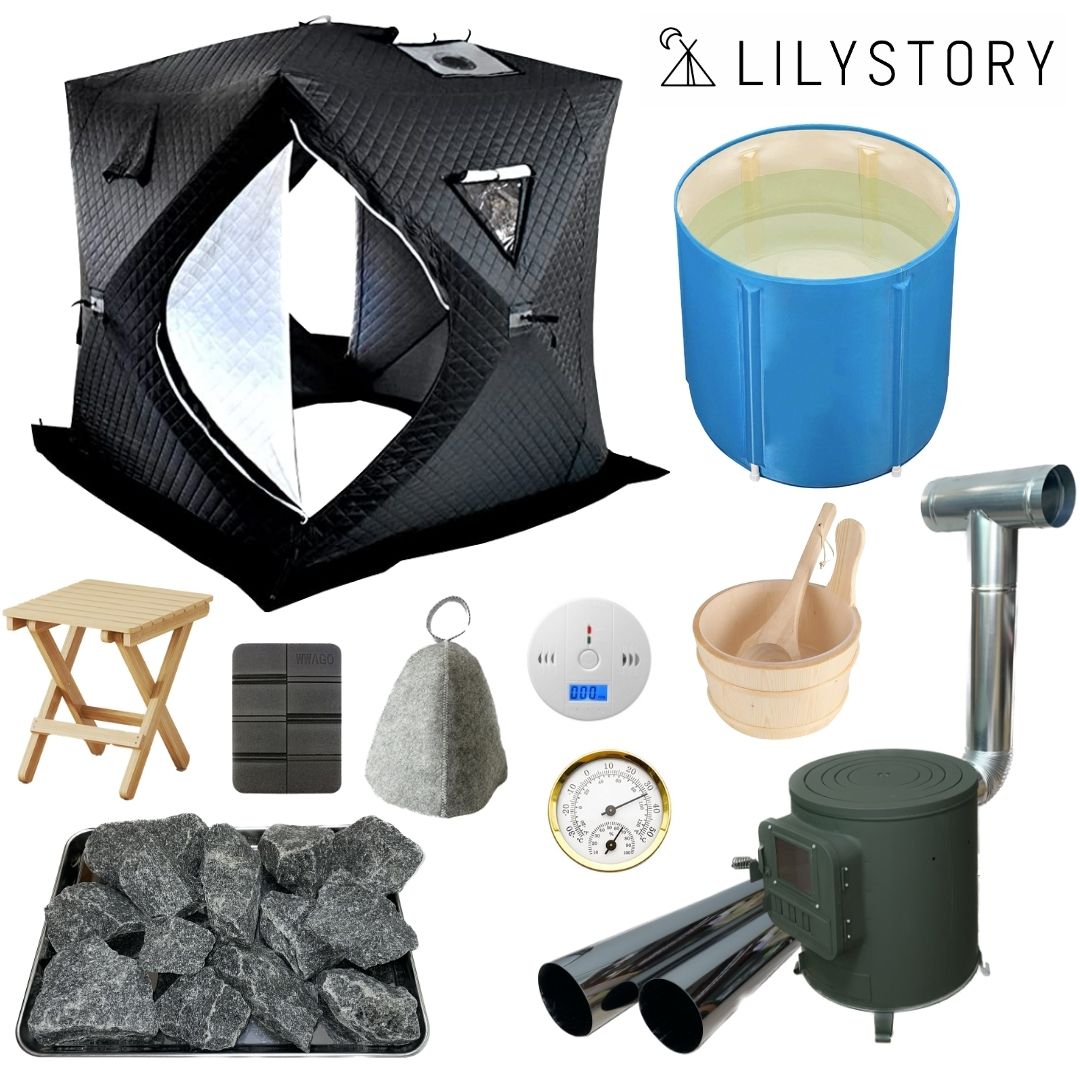 楽天市場】テントサウナ セット サウナテントストーブセット ストーブ