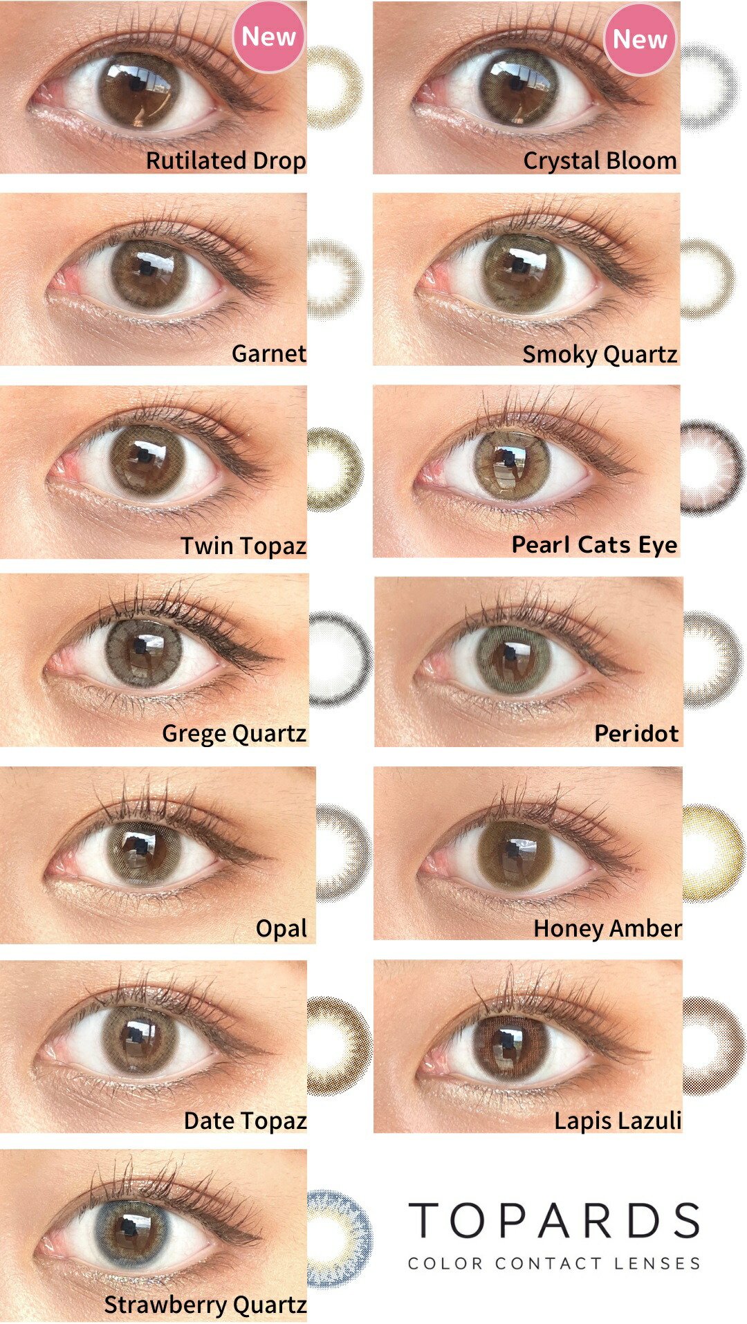 1 000円クーポン ポイント倍 4箱セット カラコン ワンデー 指原莉乃 トパーズ Topards 1day 10枚入り 14 2mm 14 5mm 1日使い捨て さっしー ワンデーカラコン カラーコンタクト カラーコンタクトレンズ 度あり 度なし 新色 Uvカット ナチュラル 大人 フチあり