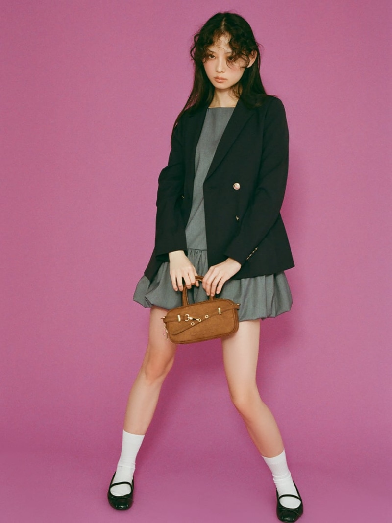 LILY BROWN バブルヘムストレッチミニワンピース LILY BROWN｜バブルヘムストレッチミニワンピース | Rakuten