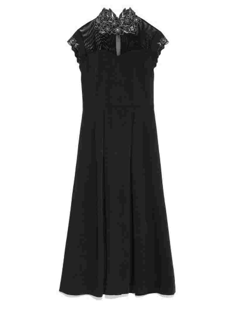 公式の Sale 60 Off L B Candy Stock フラワー刺繍ドレス Lily Brown リリーブラウン ワンピース ロング ワンピース マキシワンピース ブラック ホワイト Rba E Rakuten Fashion 期間限定送料無料 Dinemore Lk