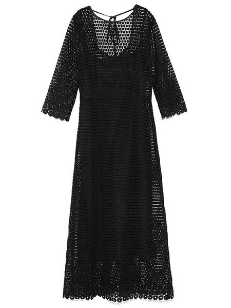 楽天市場 Rakuten Fashion Sale 45 Off ヴィンテージレースワンピース Lily Brown リリーブラウン ワンピース ワンピースその他 ブラック グリーン ホワイト Rba E 送料無料 Lily Brown リリーブラウン