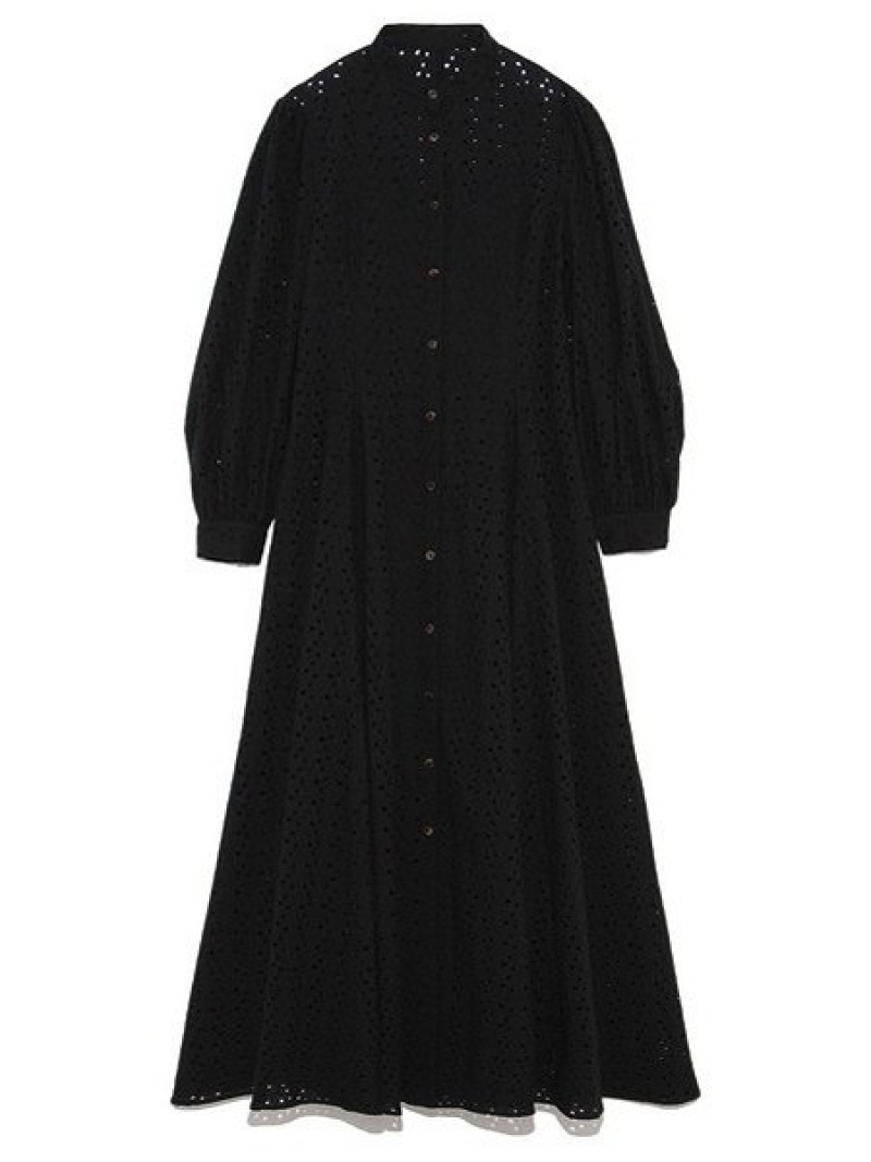 楽天市場 Sale 40 Off コットン刺繍ロングワンピース Lily Brown リリーブラウン ワンピース ロングワンピース マキシワンピース ブラック ホワイト イエロー Rba E 送料無料 Rakuten Fashion Lily Brown リリーブラウン