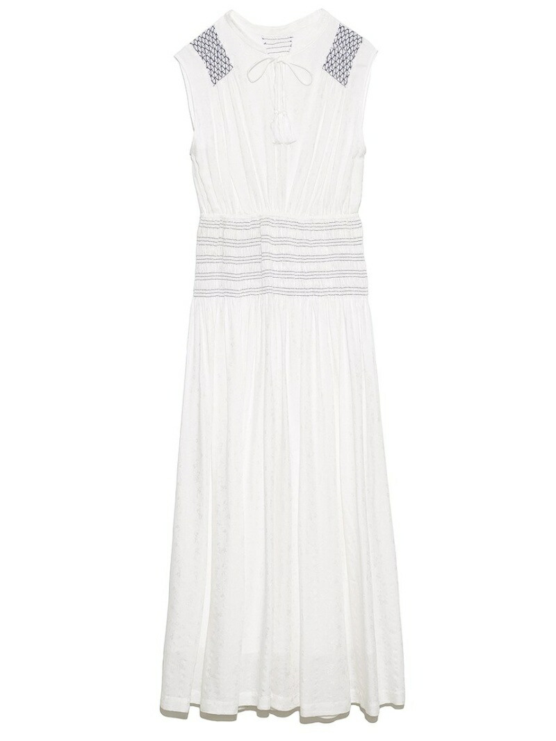 レディース Brown リリーブラウン ワンピース ブラック ジャガードスモッキングワンピース Lily ジャガードスモッキングワンピース Brown ブラック ロングワンピース マキシワンピース Brown Lily ピンク 送料無料 リリーブラウン ワンピース ホワイト Rakuten