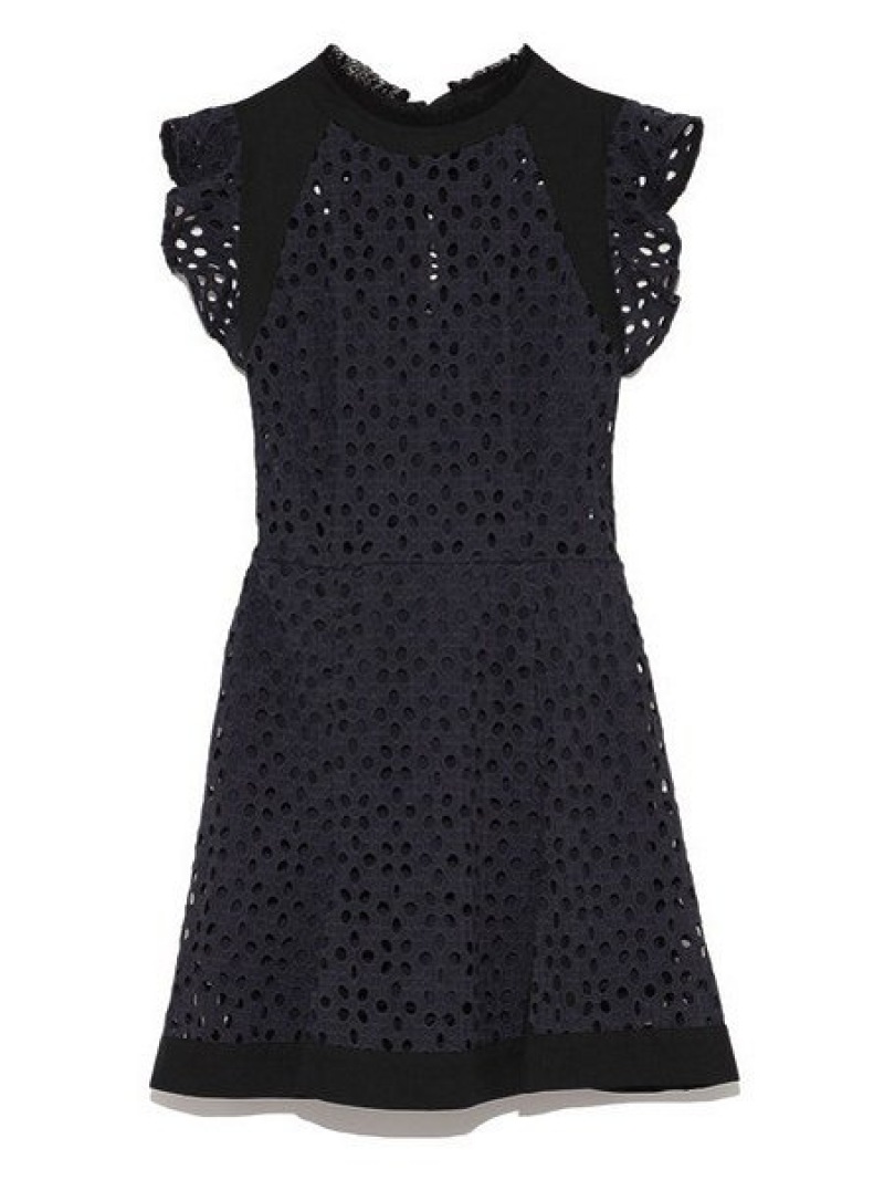 超大特価 ❤︎新作完売品❤︎リリーブラウン❤︎カットワーク刺繍ロンパース❤︎WHT - ミニワンピース - news.elegantsite.gr