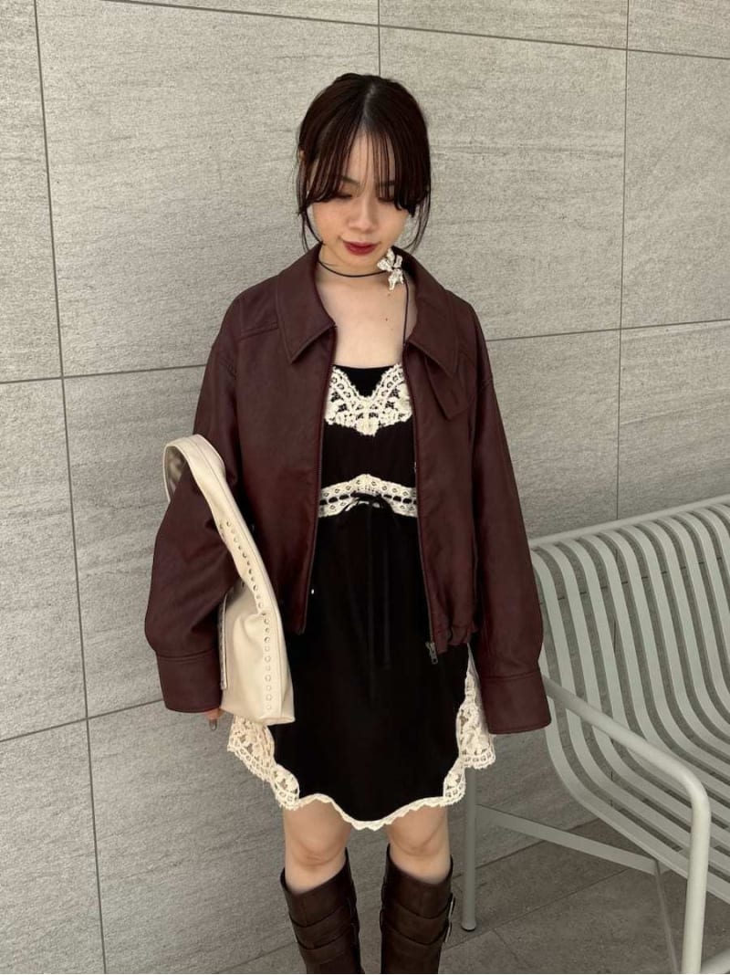 【SALE／20%OFF】ヴィンテージスリップサテンミニワンピース LILY BROWN リリーブラウン ワンピース・ドレス ワンピース ブラウン ブラック【RBA_E】【送料無料】[ Fashion]