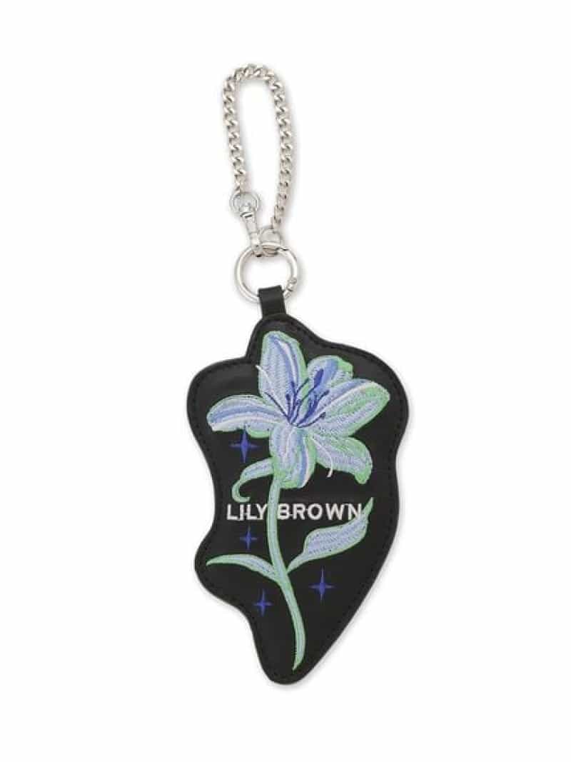 エンブロイダリーミラーチャーム LILY BROWN リリーブラウン ファッション雑貨 その他のファッション雑貨 ブラック ブラウン【送料無料】[ Fashion]