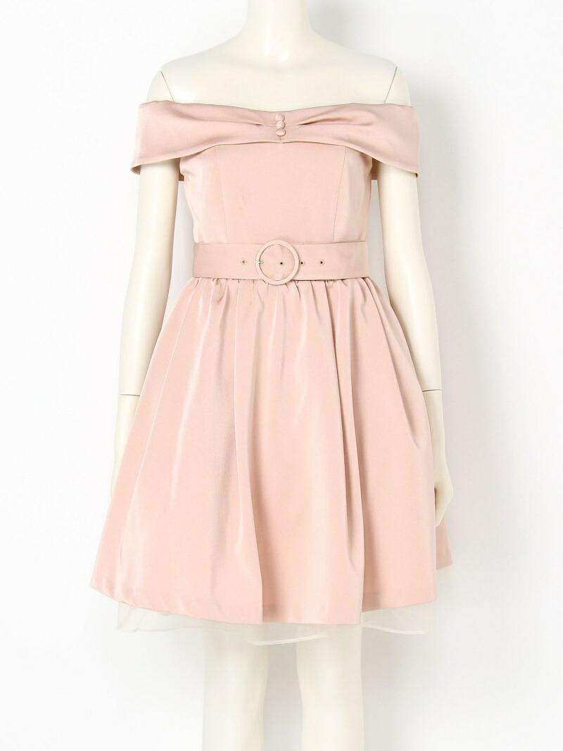 楽天市場 Rakuten Fashion Sale 40 Off バービーレトロオフショルドレス Lily Brown リリーブラウン ワンピース ワンピースその他 ピンク ホワイト Rba E 送料無料 Lily Brown リリーブラウン