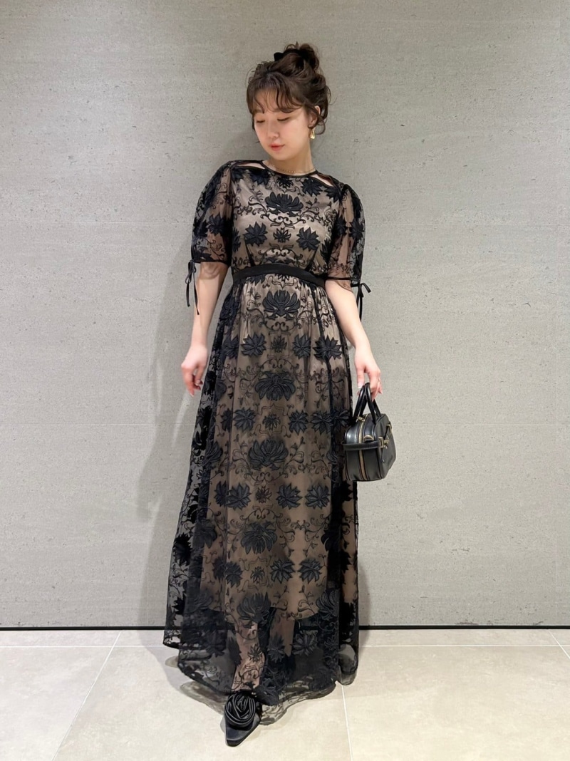 楽天市場】【SALE／50%OFF】ヴィンテージローズジャガードドレス