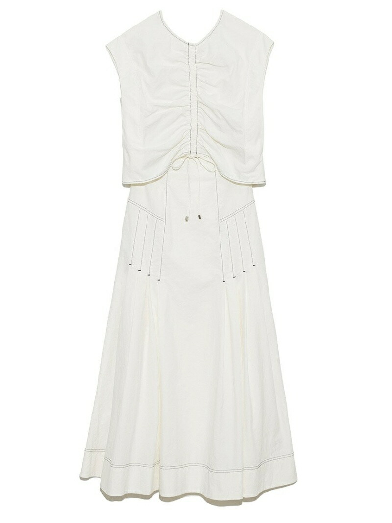 レディースファッション ワンピース 人気ブランドの リリーブラウン Brown Lily 配色ステッチセットアップ ワンピース Fashion ブルー 先行予約 送料無料 Rakuten ホワイト ロングワンピース マキシワンピース Rachelid Com