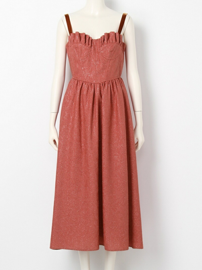 楽天市場 Sale 40 Off 光沢ビスチェロングドレス Lily Brown リリーブラウン ワンピース ロングワンピース マキシワンピース ピンク ベージュ ブラック Rba E 送料無料 Rakuten Fashion Lily Brown リリーブラウン