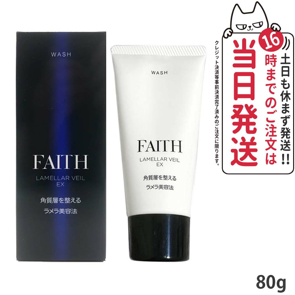 FAITH フェース ラメラベールEX ウォッシュ 80g 洗顔料 顔 パック フェースパック 送料無料