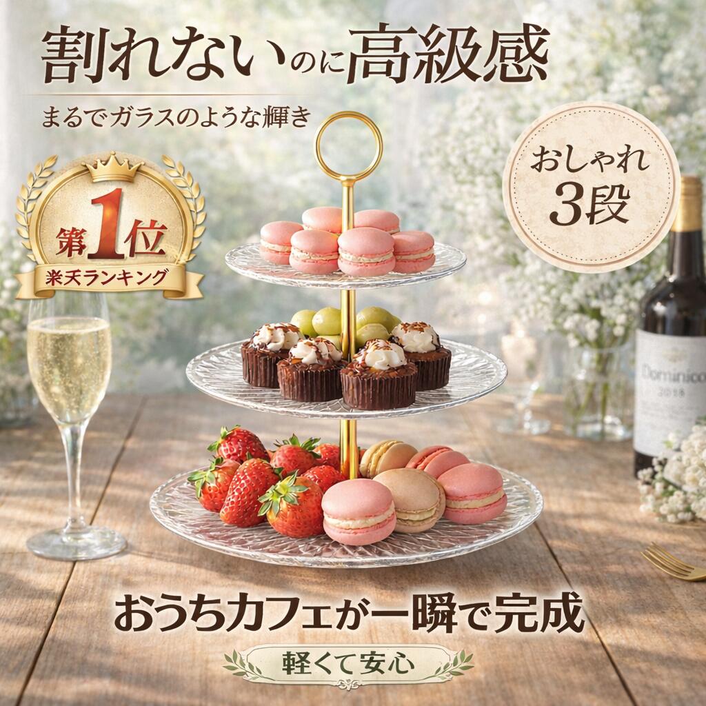 ケーキスタンド三段、スワン型 楽天市場】赤字覚悟 限定価格 楽天1位 3冠受賞 最強配送 ケーキ