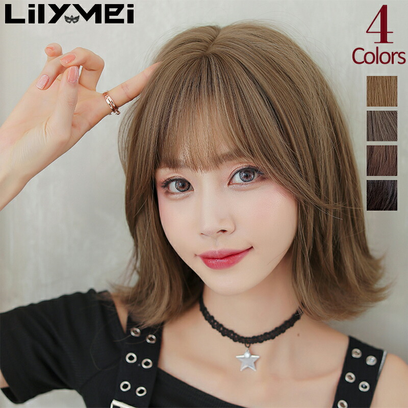 楽天市場】外はねボブ ショート ボブ おしゃれ ウィッグ 送料無料