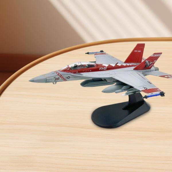 1/100 F18せめぎ合う機モデルオーナメント、コンピューターシミュレーション、お差し上げ物卓上かざり付ける航空機寄せあわせ飛行機移動モデルリビングルーム用