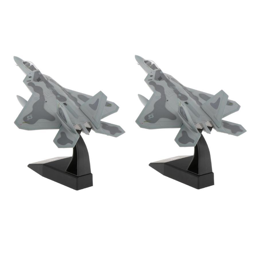 2個書き割り1/100規模軍用機F-22せめぎ合う機ダイキャストモデル