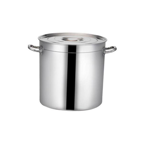 ステンレス鋼調理器具ストックポット多目的ハンドル付き高耐久大型スープポット缶詰パスタポット家庭用水筒用