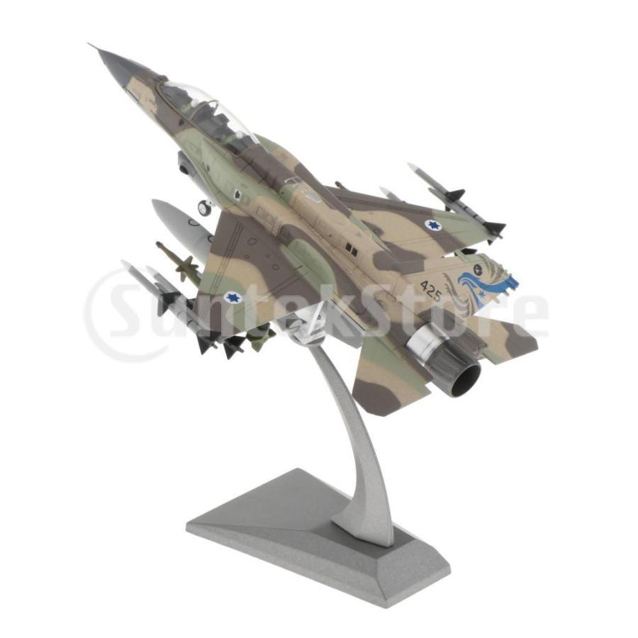 1:72スケールダイキャストミリタリーJF-16Iファイティングファルコン飛行機青写真(照明ランプ付き添い人)