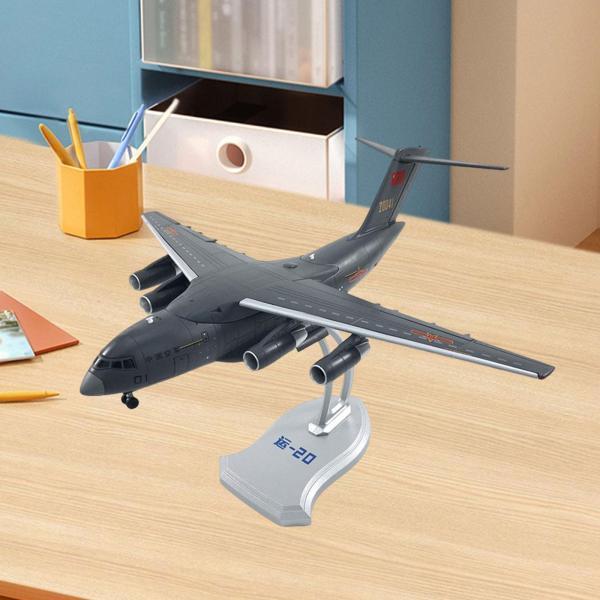 1/130 Y-20 持ってくる機、寄せあわせ航空機飾り、コンピューターシミュレーション卓上かざり付ける、お座敷用ダイキャストアロイひな形航空機