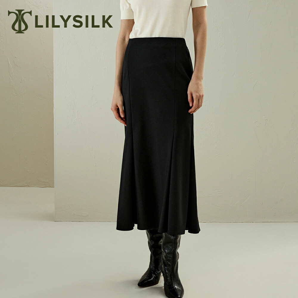 楽天市場】LILYSILK(リリーシルク) シルク スカート ロング マキシ丈