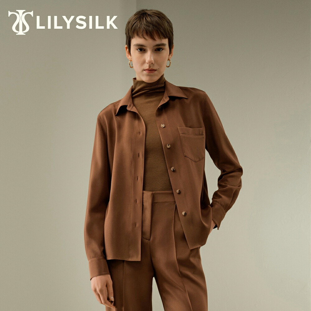 楽天市場】LILYSILK シルク ブラウス レディース 長袖 春 夏 トップス