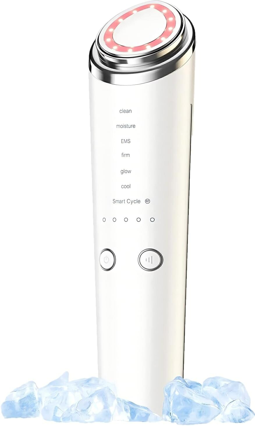 美顔器 1台18役 RF EMS MC 温冷 高周波 【2026業界初・ラジオ波・リフトケア・フェースラインケア・毛穴洗浄・浸透導入・超音波・振動・温熱・冷却・光エステ・プロ仕様】顔 目元 口元 首元 オールインワン ビューティーデバイス 多機能美顔器 6つモード 5段階調整可能 USB|LiMerry