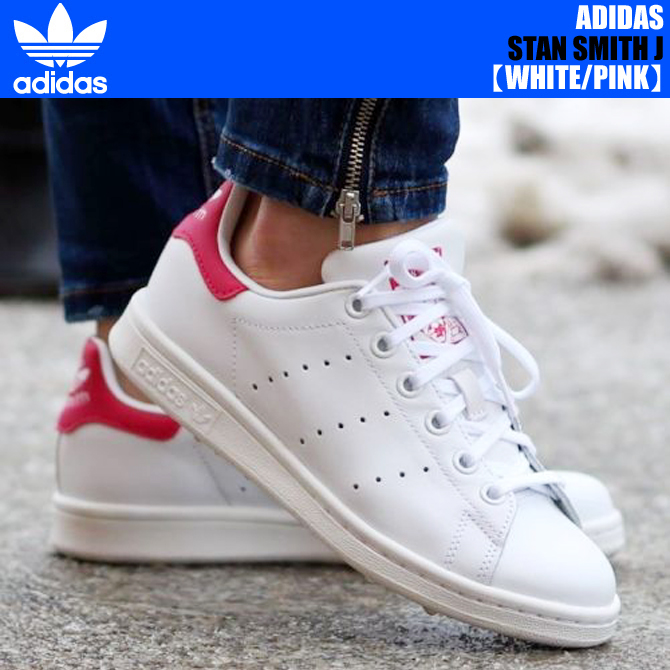 楽天市場 Adidas Stan Smith J White Pink 2703 アディダス スタンスミス レディース スニーカー ホワイト ピンク ガールズ Limited Edt