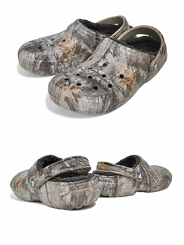 市場 Crocs Classic リアルツリーエッジ クラシック Choco Clog Lined ラインド Edge Realtree クロックス 5377 280