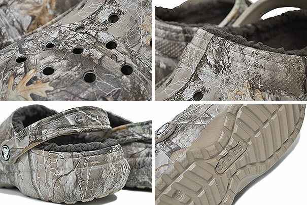 市場 Crocs Classic リアルツリーエッジ クラシック Choco Clog Lined ラインド Edge Realtree クロックス 5377 280
