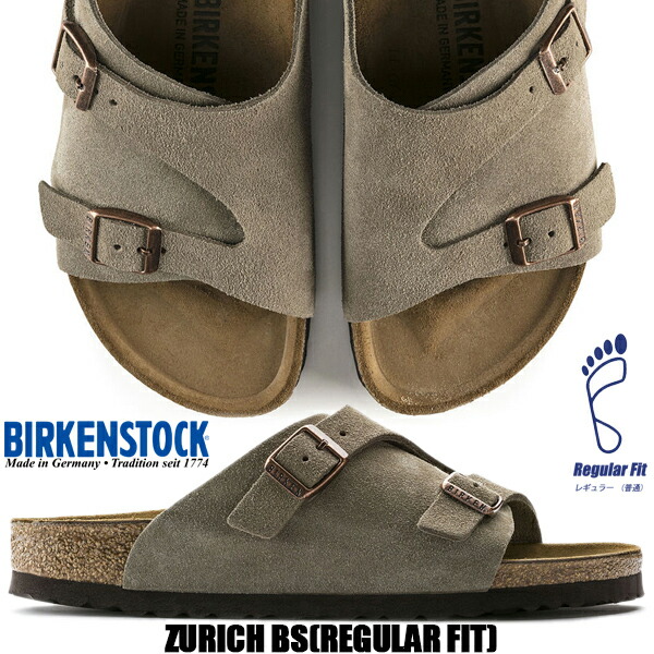 楽天市場】BIRKENSTOCK ZURICH BS (REGULAR FIT) BLACK 1025045