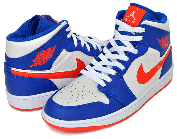 NIKE AIR JORDAN MID Game Royal Rush Orange-phantom Fd1029-400