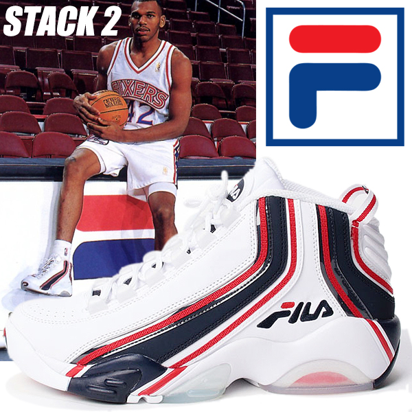 【楽天市場】FILA STACK 2 WHITE/SAX BLUE mss23004-109 