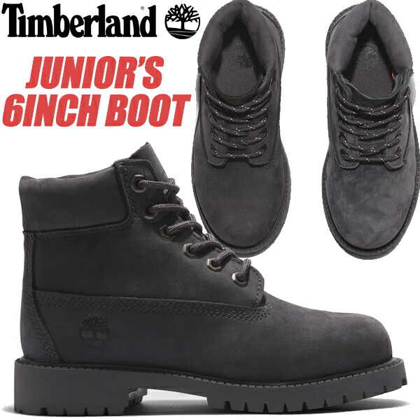 楽天市場】Timberland JUNIOR'S 6INCH BOOT MEDIUM GREY NUBUCK