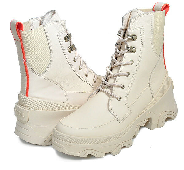 [ ポイントUP & 最大2000円OFFクーポン ] SOREL BREX BOOT LACE WP BLEACHED CRAMIC OPTIMZED ORANGE nl4306-165 ソレル ブレックス ブーツ レースアップ ウォータープルーフ 防水構造 ゴアデザイン 防滑｜LIMITED EDT 12,409円