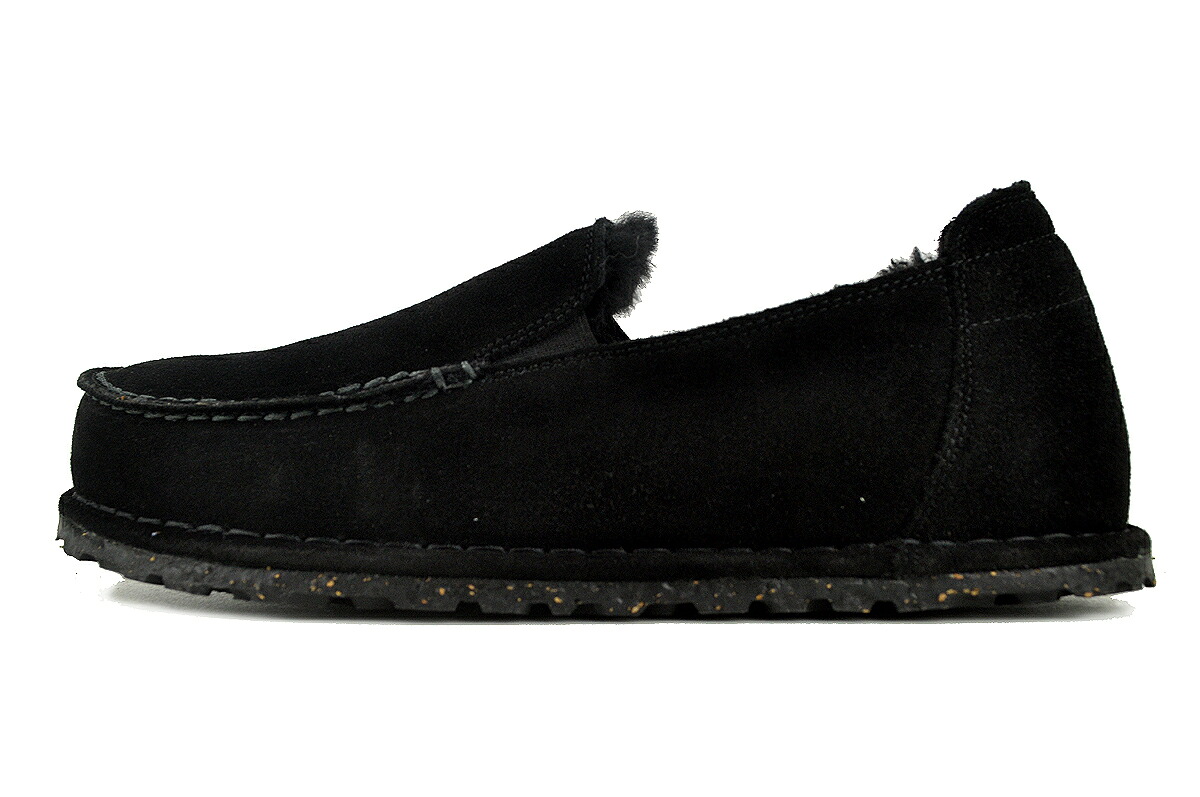 [ 尖んがりUP\u0026最大限度2000円OFF引き換え証 ] BIRKENSTOCK UTTI SLIP ON (REGULAR FIT) BLACK 1025176   ビルケンシュトック ウッティ スリッポン レギュラー 黒いこと スウェード シューズ レギュラー相応う