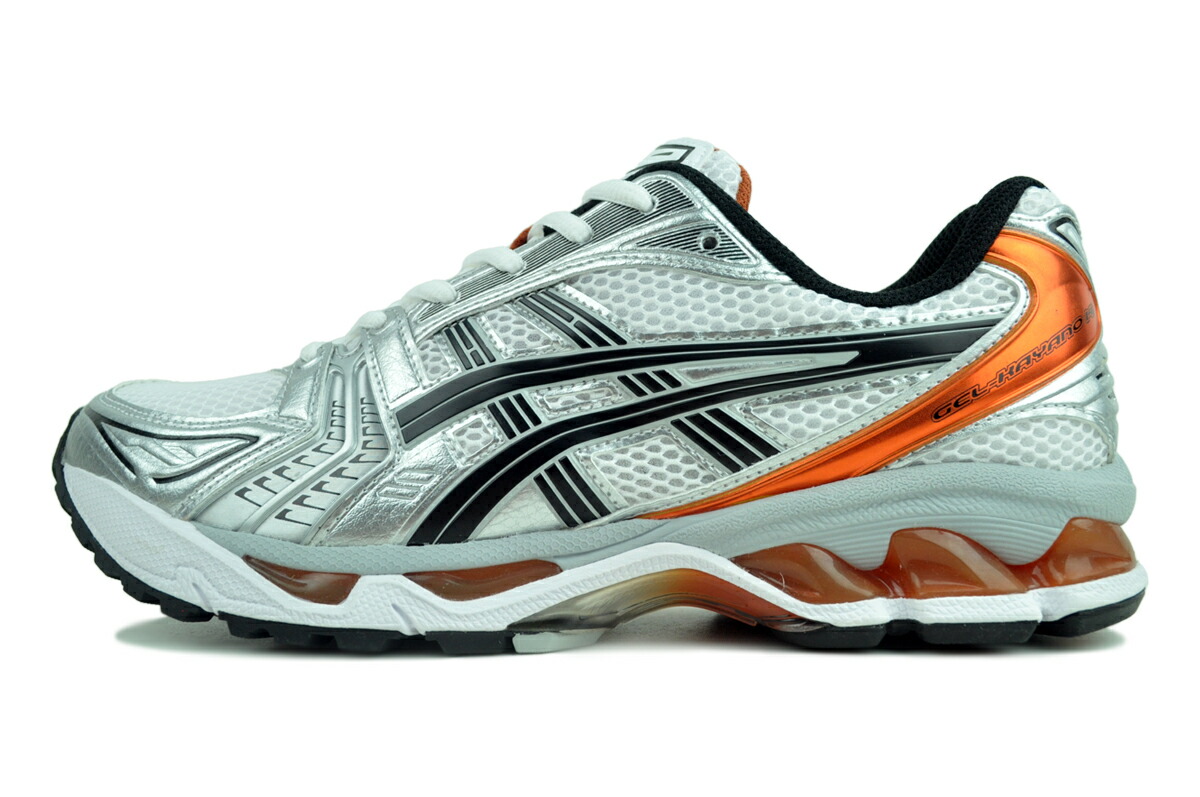 楽天市場】asics GEL-KAYANO 14 WHITE/PIQUANT ORANGE 1201a019-109