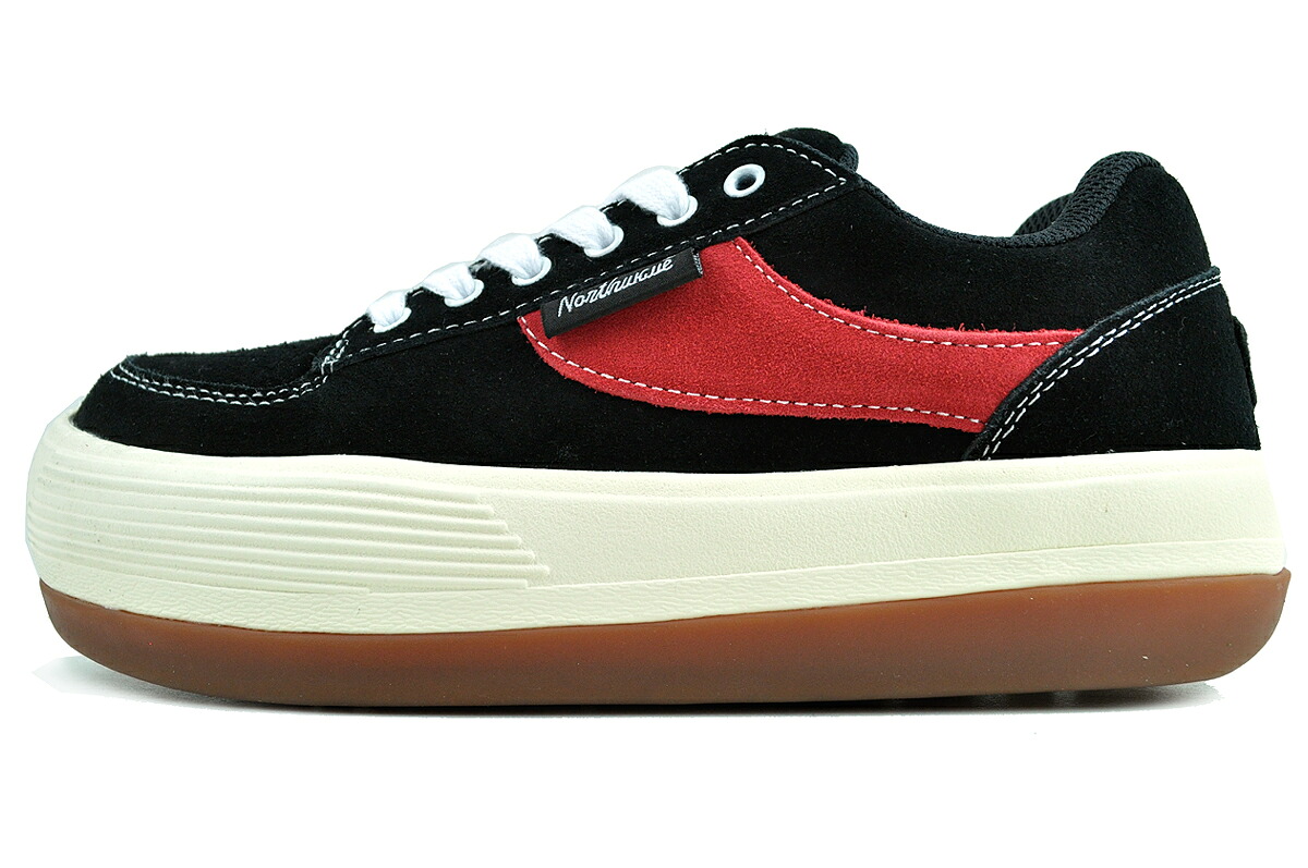 [ ポイントUP & 最大2000円OFFクーポン ] Northwave ESPRESSO SUEDE BLACK/RED nw001-blr ノースウェーブ エスプレッソ スウェード ブラック レッド スエード 90s 復刻 厚底 スニーカー アフタースノーシューズ