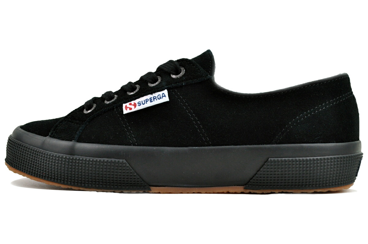 SUPERGA 2750 SUEDE FULL BLACK s111e6w-a09 スペルガ 2750 スエード ブラック スウェード レディース スニーカー