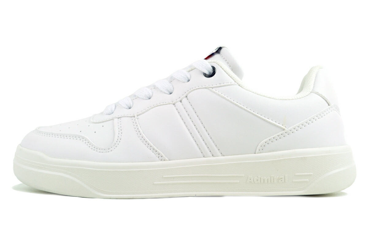 [ ポイントUP & 最大2000円OFFクーポン ] Admiral NEW CASTLE AD913 WHITE 133913-61 アドミラル ニューキャッスル AD913 レディース スニーカー ホワイト ウィメンズ コートタイプ