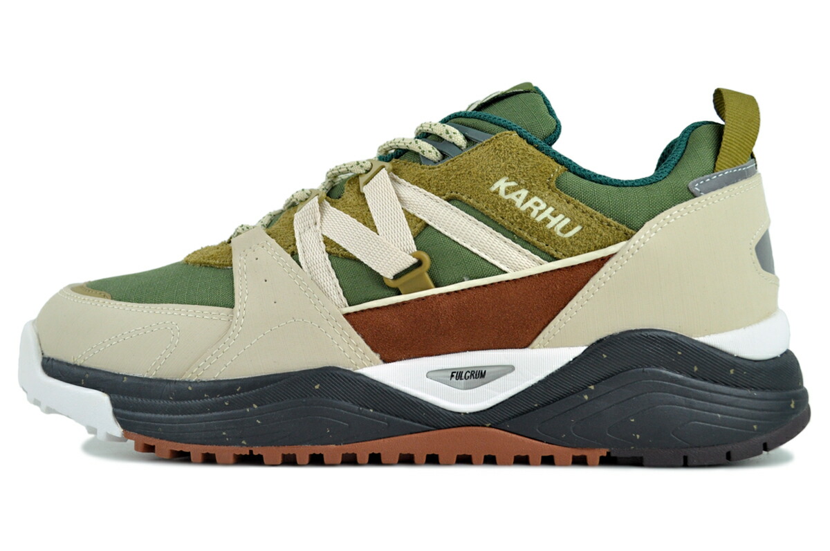 KARHU FUSION XC WHITECAP GREY/WHITECAP GREY f830012   カルフ フュージョン XC スニーカー ハイキング ホワイト グレー グリーン カーキ