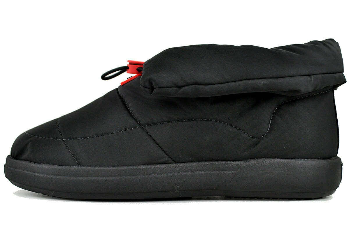[ 尖んがり5倍\u0026最大限度2000円OFF引き換え証 ] HUNTER IN/OUT PUFFER BOOTIE BLACK wff3001wwu-blk   狩り人 レディース はたご屋/アウト パ毛革 ブーティ 黒いこと スリッポン 暖 アウトドア 家庭用スリッパ