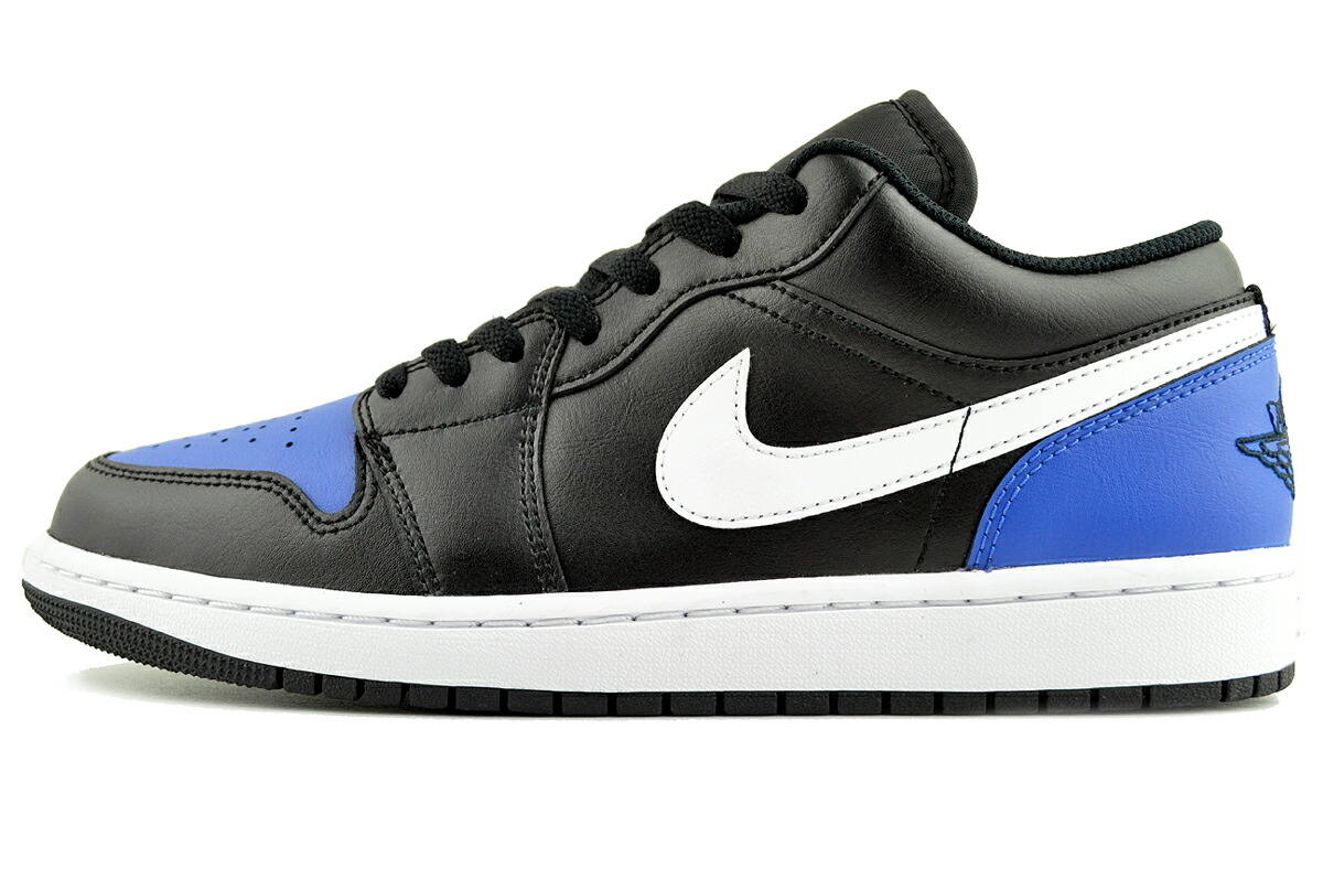 [ ポイントUP & 最大2000円OFFクーポン ] 【送料無料 ナイキ エアジョーダン 1 ロー】NIKE AIR JORDAN 1 LOW black/white-game royal 553558-042 ブラック ゲームロイヤル