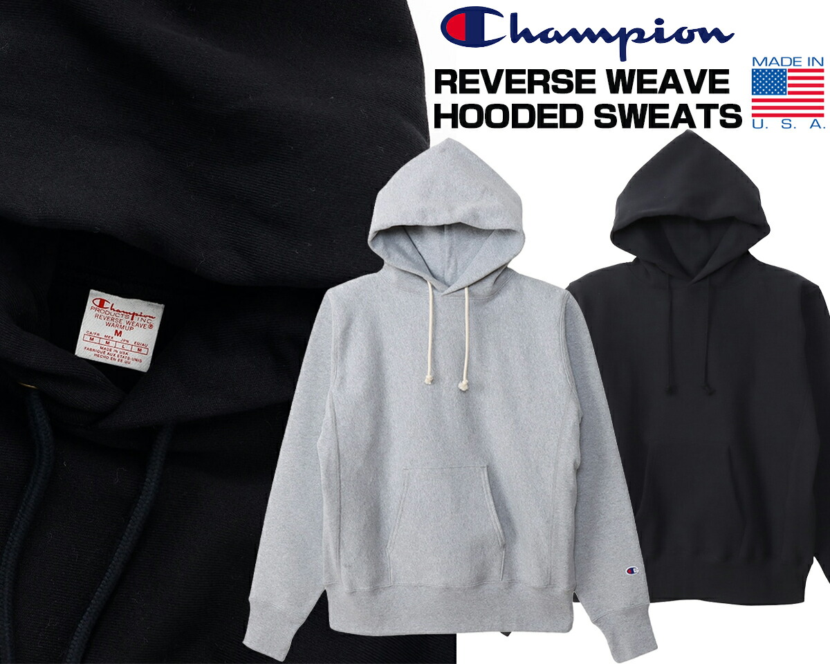楽天市場】Champion REVERSE WEAVE 11.5oz Pullover Hoodie Sweat